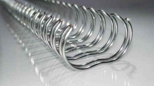 Lot de 4 anneaux de reliure en métal - 3,7 cm de diamètre - Créalia